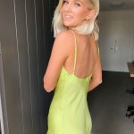 Social media influencer showing teeth whitening results at The White Smile Company Christchurch