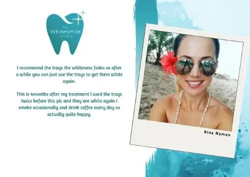 Five star rated teeth whitening review - White Smile Company Christchurch